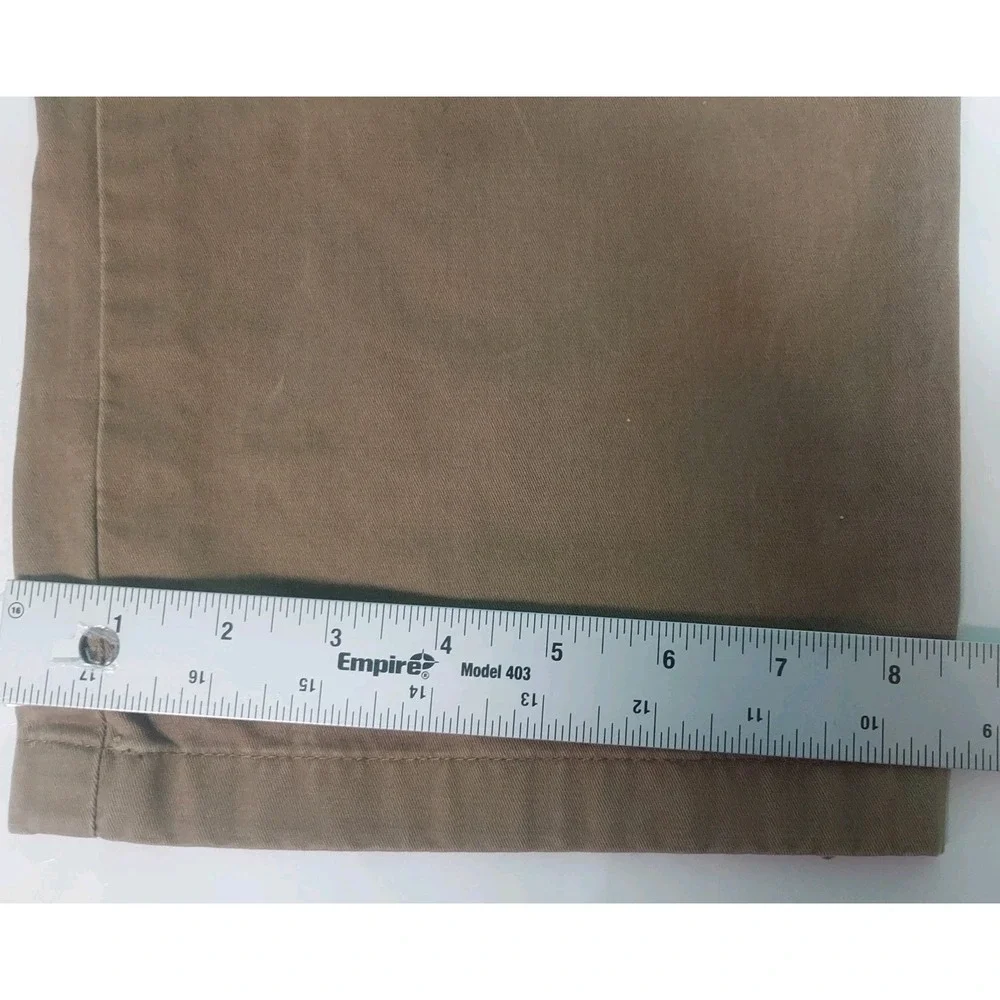 Jarwan Mens Pants Brown‎ 38 Chino Cotton Spandex Preppy Nautical